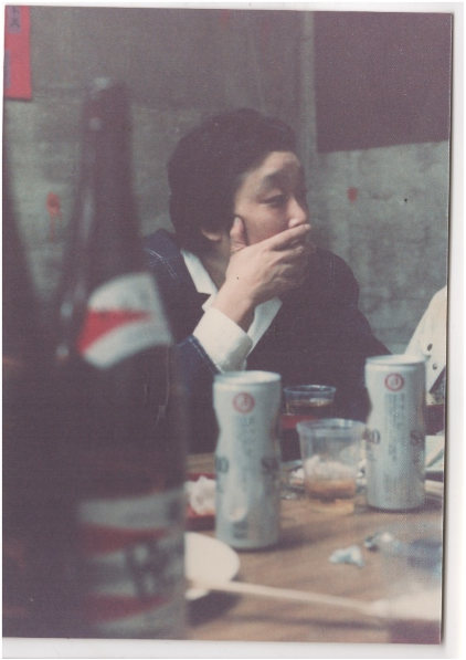 Kazue Kobata au Plan B, Tokyo, 1987. Collection personnelle de Christine Quoiraud.
